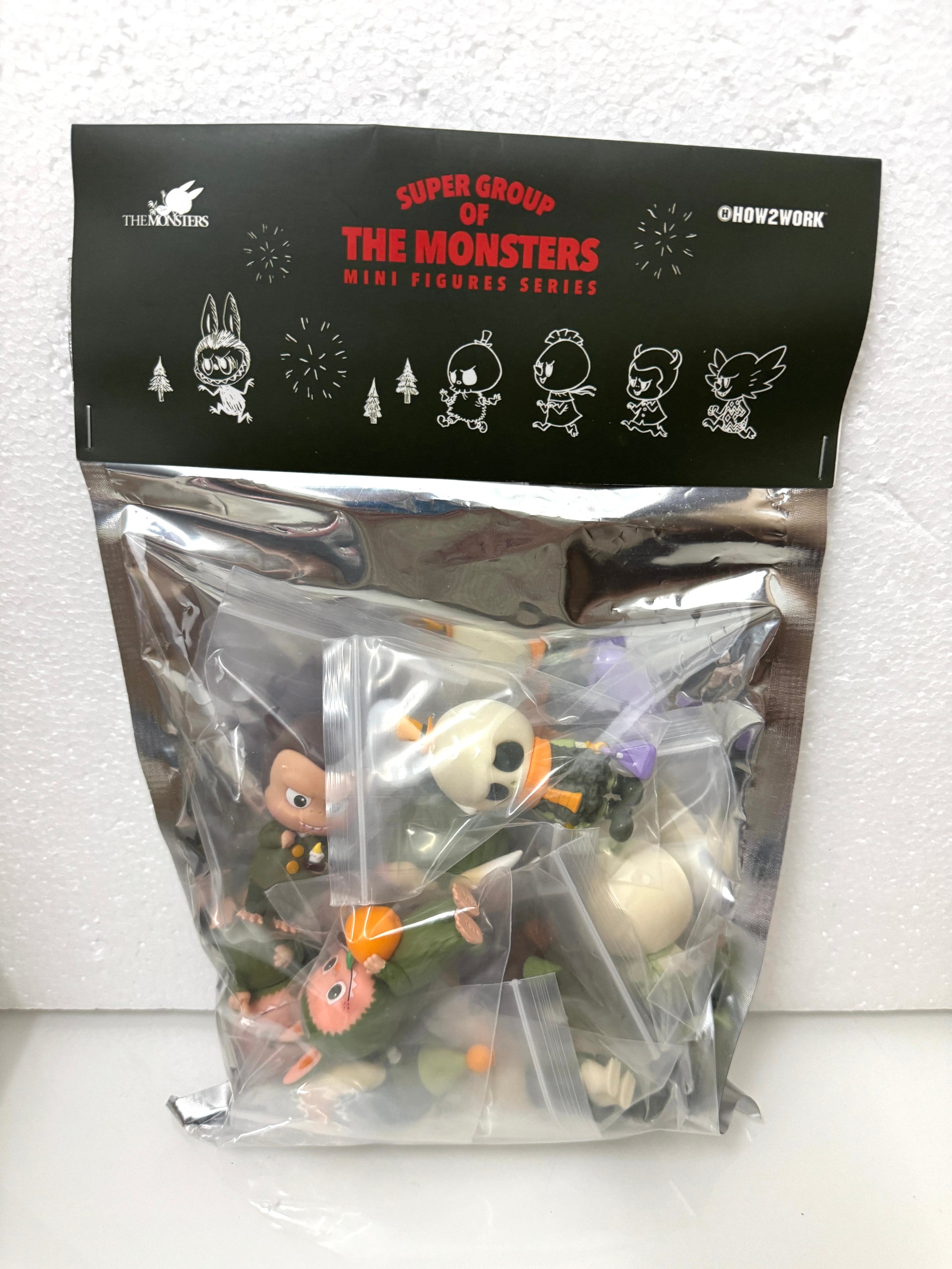 How2work Super Group of The Monster Mini Figure Series | Forest Green Ver Super Rare Limited - Retired Rare Toy Collection Mystery Blind Box