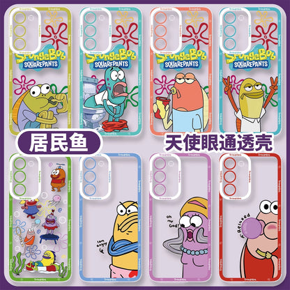 Cartoon Bikini Bottom Buddies Funny Fishes | Dopey Cool Limp Children Lady Fish 8 Styles - Phone Case Samsung Galaxy S26 S25 S24 S23 S22 S21 FE Ultra Edge