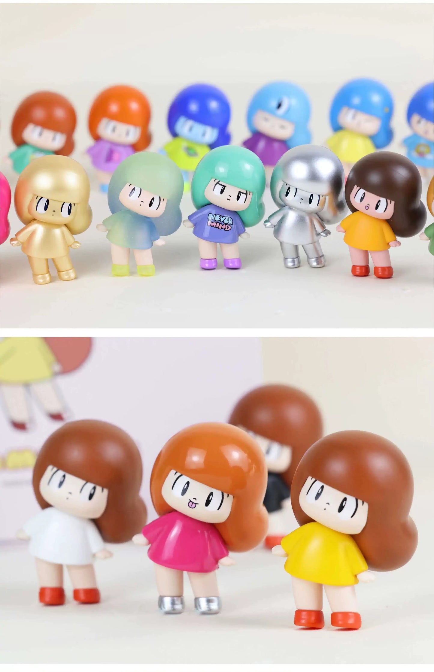 Mamuang Mini Figure | Mini Vinly Figure Vintage Cute Girl - Collectable Toys Mystery Blind Box