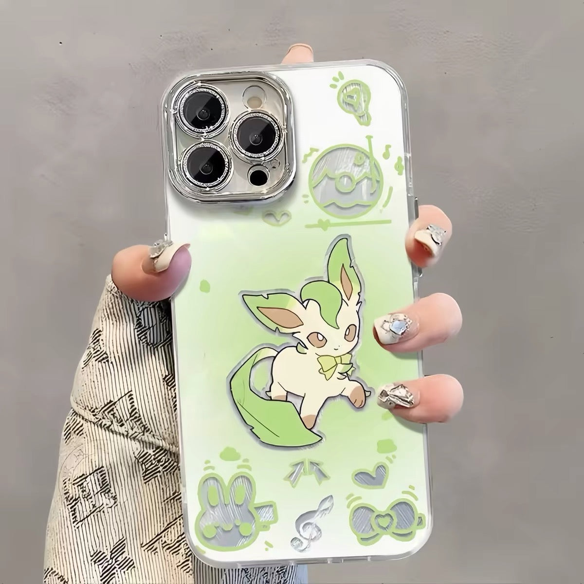 Japanese Cartoon Pokemon Case Eevee Evolution Cute Emo Version | Eevee Vaporeon Jolteon Flareon Espeon Umbreon Leafeon Glaceon Sylveon 9 Styles - iPhone Case PLUS SE2 XS XR X 11 12 13 14 15 16 16e 17 17e Pro Promax 12mini 13mini (副本)