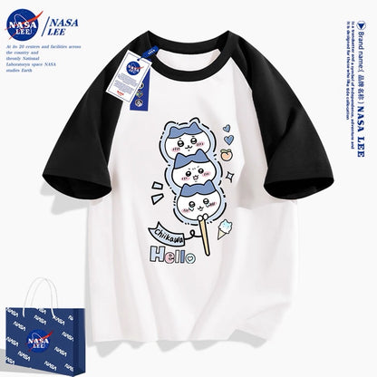 Japanese Cartoon ChiiKawa Casual Style T-Shirt Series | Hachiware Mochi Part 2 - Kawaii Fashion Items
