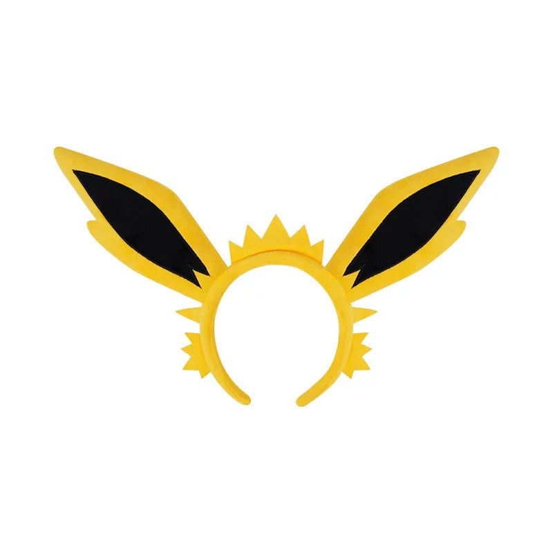 Japan Cartoon Pokemon Eevee Evolution Series Cute Headband | Eevee Vaporeon Jolteon Flareon Espeon Umbreon Leafeon Glaceon Sylveon - Evolve Anime Collectable Kawaii Makeup Facial Hairband