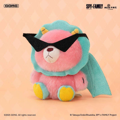 SPY Family Anya's Favorite Things Keychain | Penguin Bondman Chimera Lion with Sunglass - Plush Doll Figure Keychain Collectable Toys