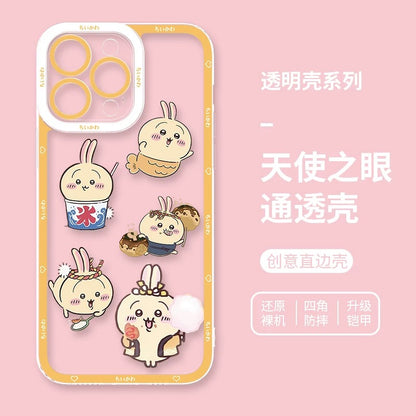Japanese Cartoon Chiikawa | Usagi & Summer Times 8 Styles - iPhone Case PLUS SE2 XS XR X 11 12 13 14 15 16 16e 17 17e Pro Promax 12mini 13mini