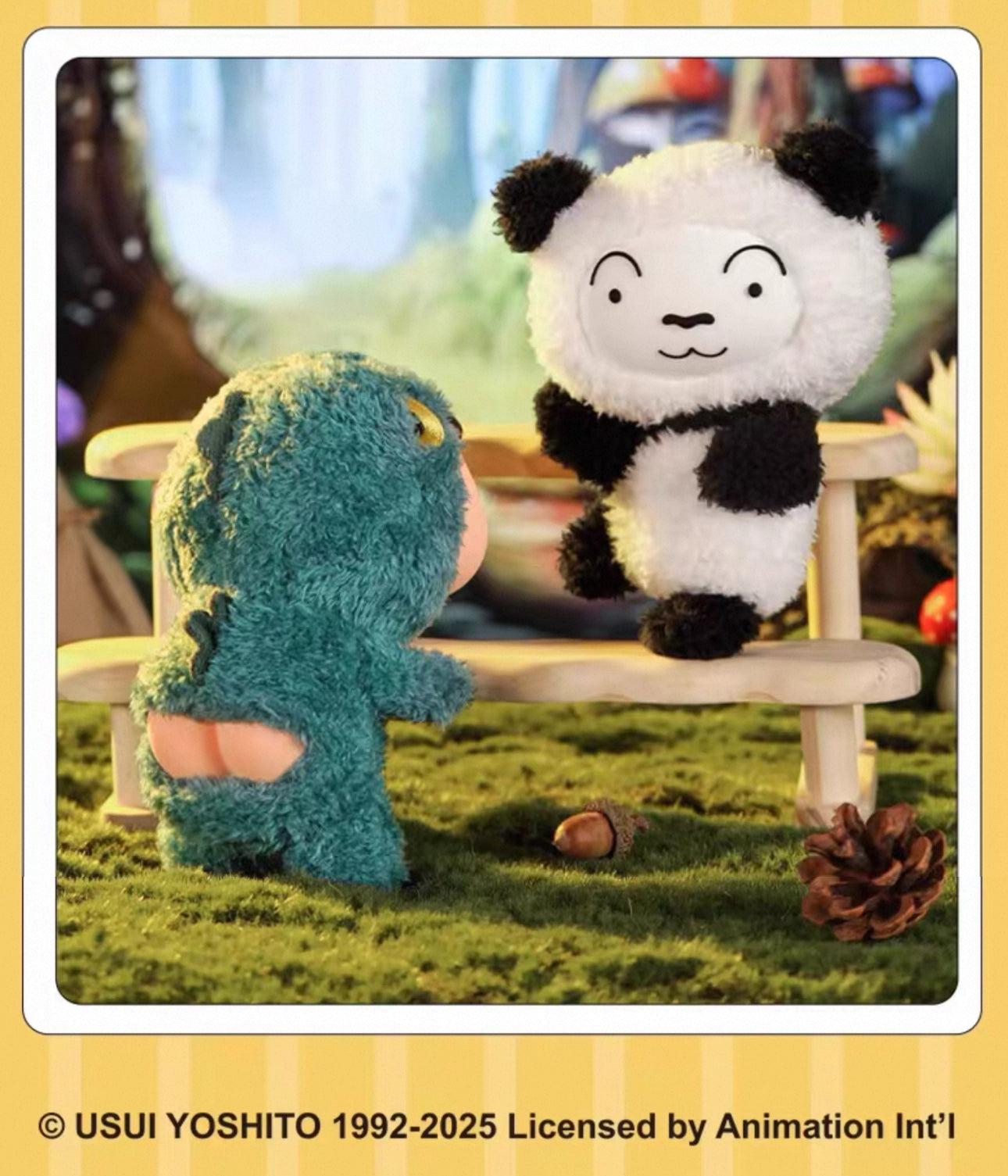 Japanese Cartoon Crayon Shin-chan Cosplay Soft Plush Series | Dinosaur Buriburi Boochan Shiro- Vinyl Face Plush Doll Figure Keychain Collectable Toys Mystery Blind Box - KawaiiGiftLand