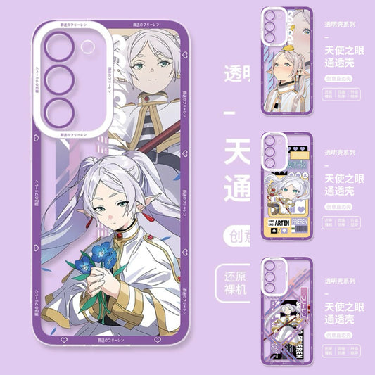 Japanese Anime FRIEREN Anime & Cute Purple Styles | Frieren 4 Styles - Phone Case Samsung Galaxy S26 S25 S24 S23 S22 S21 FE Ultra