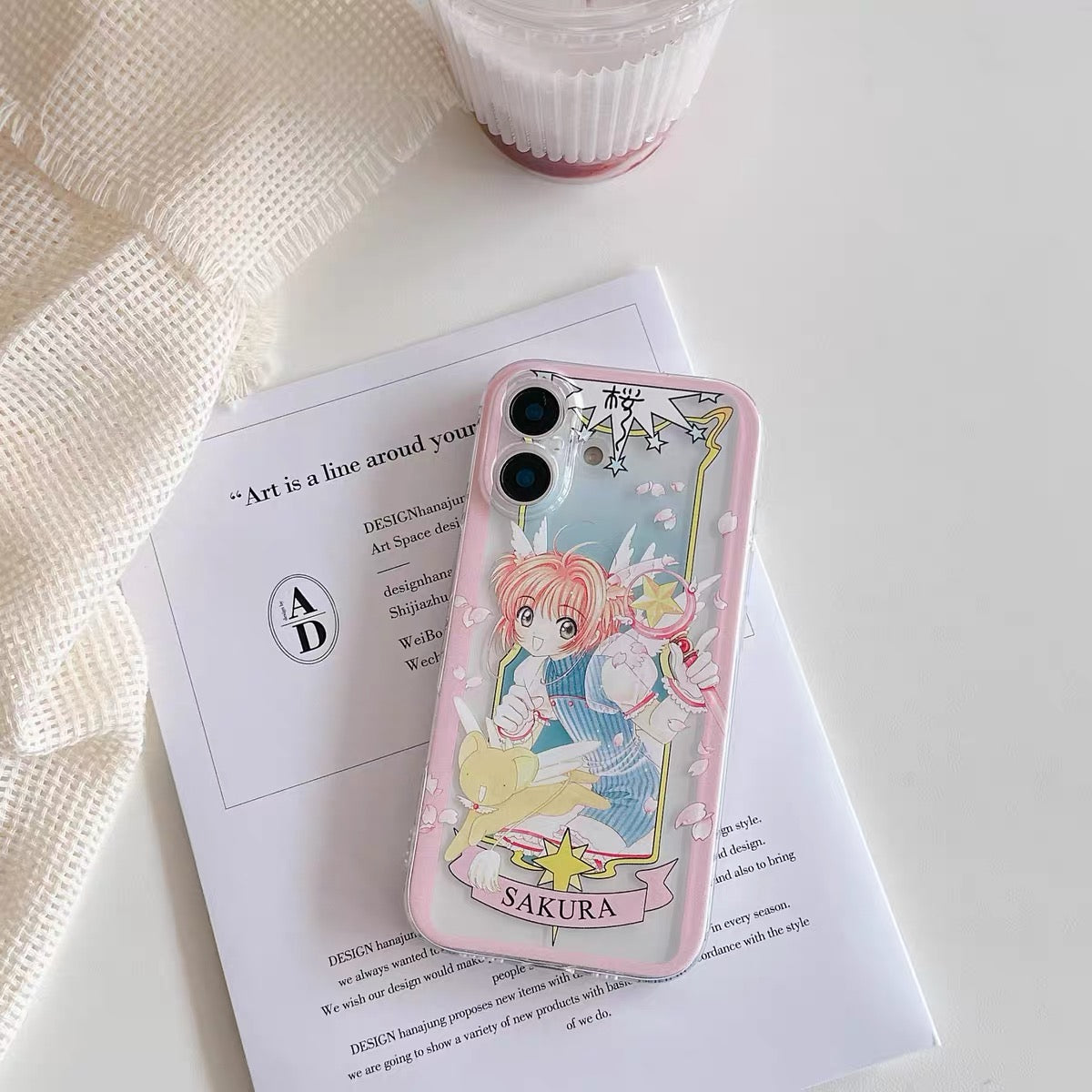 CardCaptorSakura Card Version Part 6 | Flower & Daily - Phone Case Samsung Galaxy Z Flip Fold 3 4 5 6 7