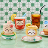 ちいかわ　ちいかわ飯店　ミニチュアコレクション｜ちいかわ　ハチワレ　うさぎ　栗まんじゅう　ラッコ　フードコスチューム　可愛いぬいぐるみキーホルダー-カワイイアイテム　部屋飾り　ドール