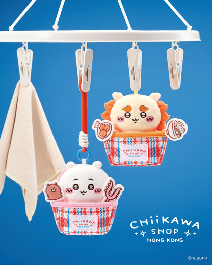 ChiiKawa Red-White-Blue Bag Limited Series | ChiiKawa Hachiware Usagi Momonga Shisa Crab in Bag Cute Plush Doll Keychain - Kawaii items Room Decoration Doll