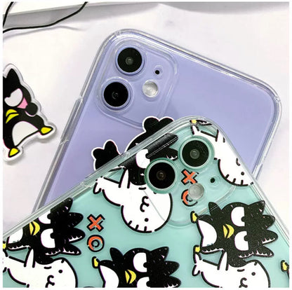 Japanese Cartoon iPhone Case with Strap | Bad Badtz Maru with friends yeah Full Screen - iPhone CasePhone Case  7 8 PLUS SE2 XS XR X 11 12 13 14 15 16 Pro Promax 12mini 13mini