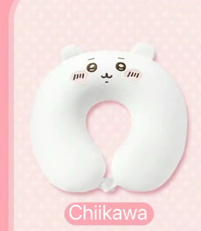 ChiiKawa X Miniso | ChiiKawa Full Set 9pcs items Mini Plush Doll Keychain Headband Neck Pillow Bag - Kawaii items Room Decoration doll