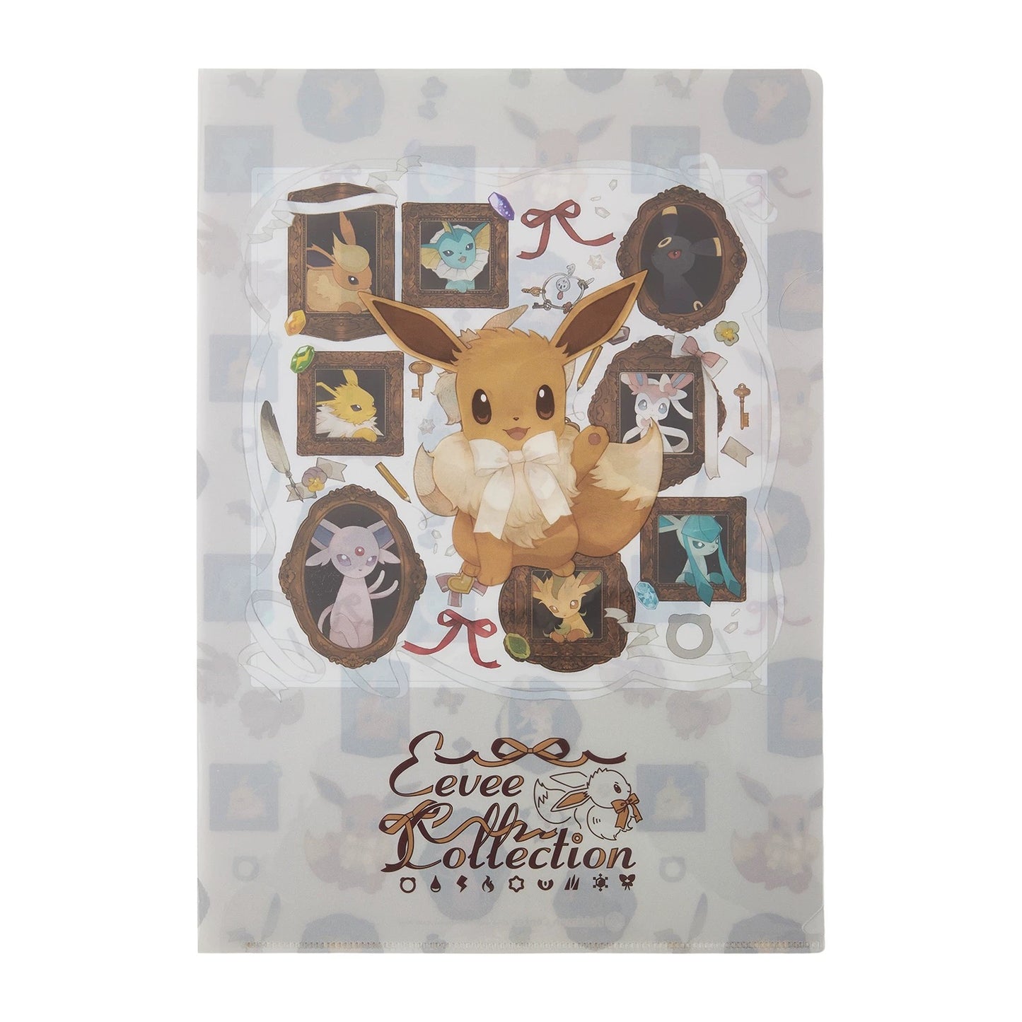 Japan Cartoon Pokemon Eevee Evolution A4 Folder | Eevee Vaporeon Jolteon Flareon Espeon Umbreon Leafeon Glaceon Sylveon - Evolve Anime Collectable Kawaii Item