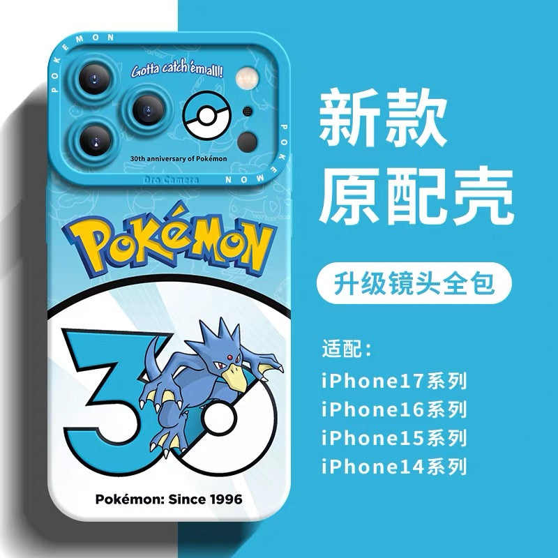 Japanese Cartoon Pokemon Silicone Case Pokemon 30 Anniversary Version Part4 | Vileplume Golduck Nidoqueen Alakazam Pidgeot Ninetales Kabutops Exeggutor 8 Styles - Phone Case Samsung Galaxy S26 S25 S24 S23 FE Ultra Edge