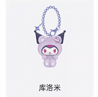 Miniso Sanrio Characters Gem Forest Animals Keychain | Hello Kitty My Melody Kuromi Cinnamoroll Pompompurin Pochacco - Collectable Toys Mystery Blind Box