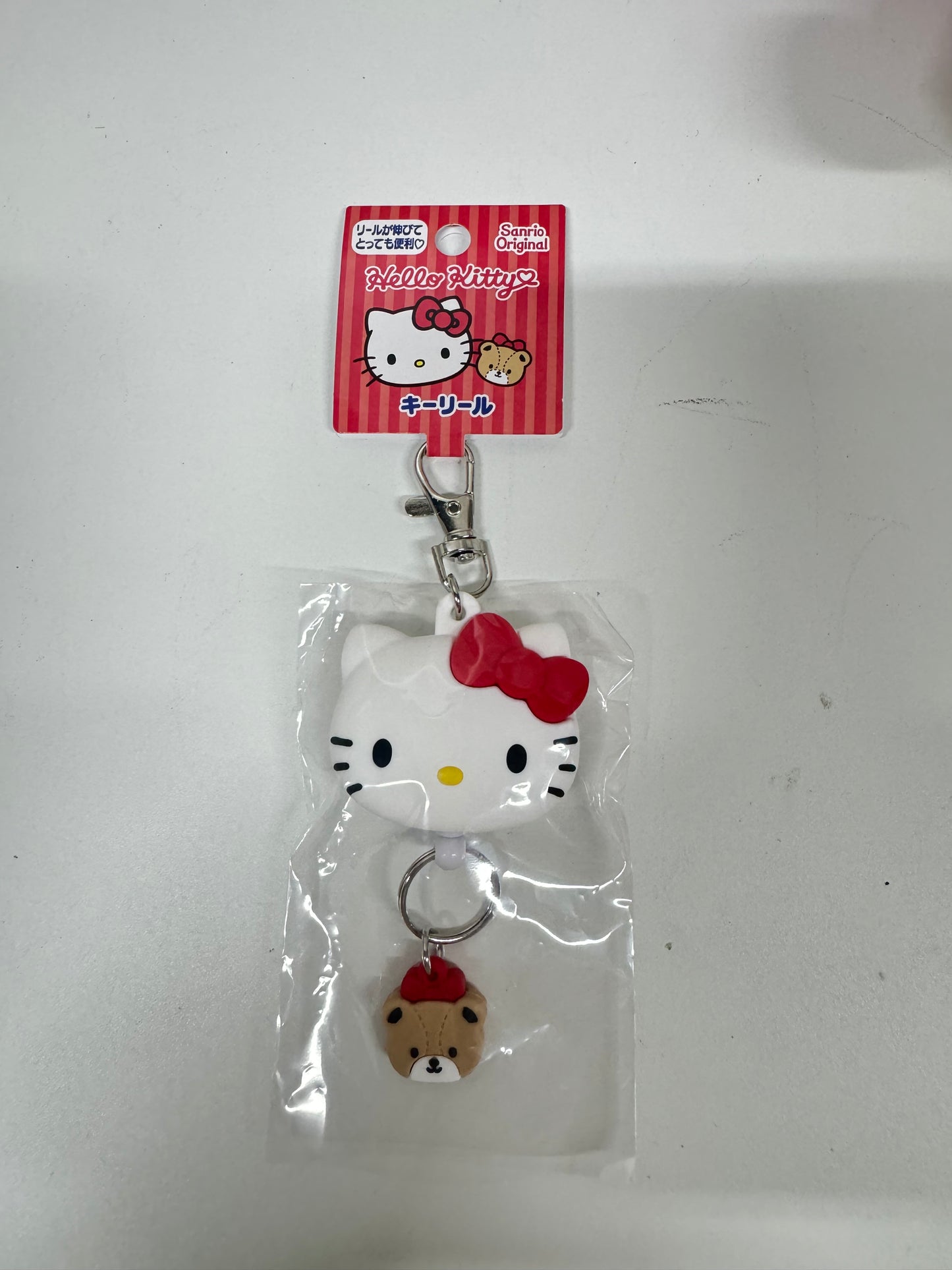 Sanrio Japan Hello Kitty My Melody Kuromi Cinnamoroll Pompompurin Pochacco Bad Badtz Maru Hangyodon Keroppi Gudetama Hanamaruobake - Retractable Keychain