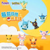 Japan Cartoon Pokemon Little Adventures Part 2 Eevee Evolution with PokeBall | Eevee Vaporeon Jolteon Flareon Espeon Umbreon Leafeon Glaceon Sylveon - Kawaii Decoration Blind Box