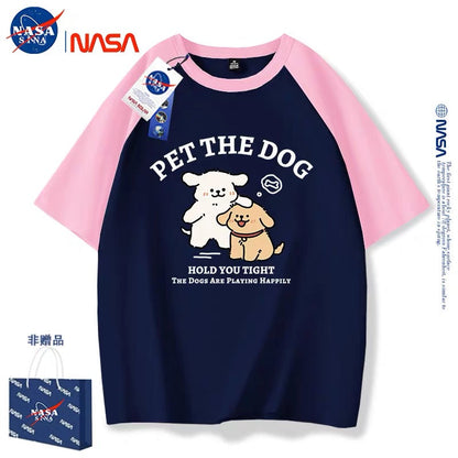 Cute Cartoon Doggie Maltese Puppy Style T-Shirt Series | Pet The Dog Part3 - Kawaii Fashion Items for Child & Adult