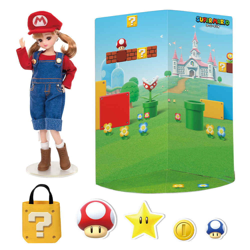 Takara Tomy Licca Chan | Super Mario Crossover Fashion Style Doll 2023