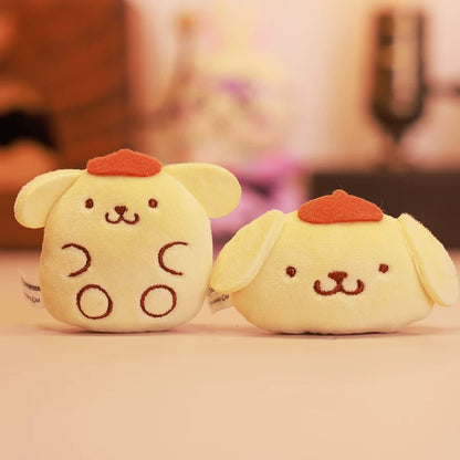 Japan YUMEYA Sanrio Characters Part 5 Plush Keychain | Pompompurin - Full Set of 4