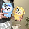Japanese Cartoon ChiiKawa Pajamas Party Silicone | Hachiware Usagi - iPhone Case 17 16 15 14 13 12 11 Pro ProMax