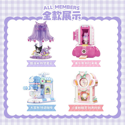 Top Toy x Sanrio Pastel Dream Home | Cinnamoroll Specialty Coffee Machine - Building Blocks Toy Collections