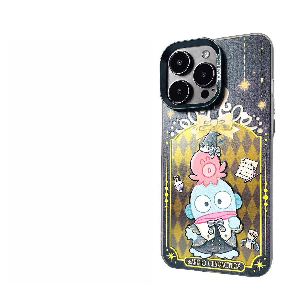 Japanese Cartoon Sanrio Magical Book Laser Case | Hello Kitty My Melody Kuromi Hangyodon Bad Badtz Maru Wish Me Mell 6 Styles - iPhone Case 11 12 13 14 15 16 16e 17 17e Pro Promax