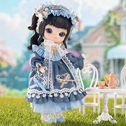 Simon Toys Cosplay Doll Outfits Set Gem Version | Different Colour Green Blue Pink - Original Outfits - 1/12 ob11 11cm BJD Doll Ball Joint Doll