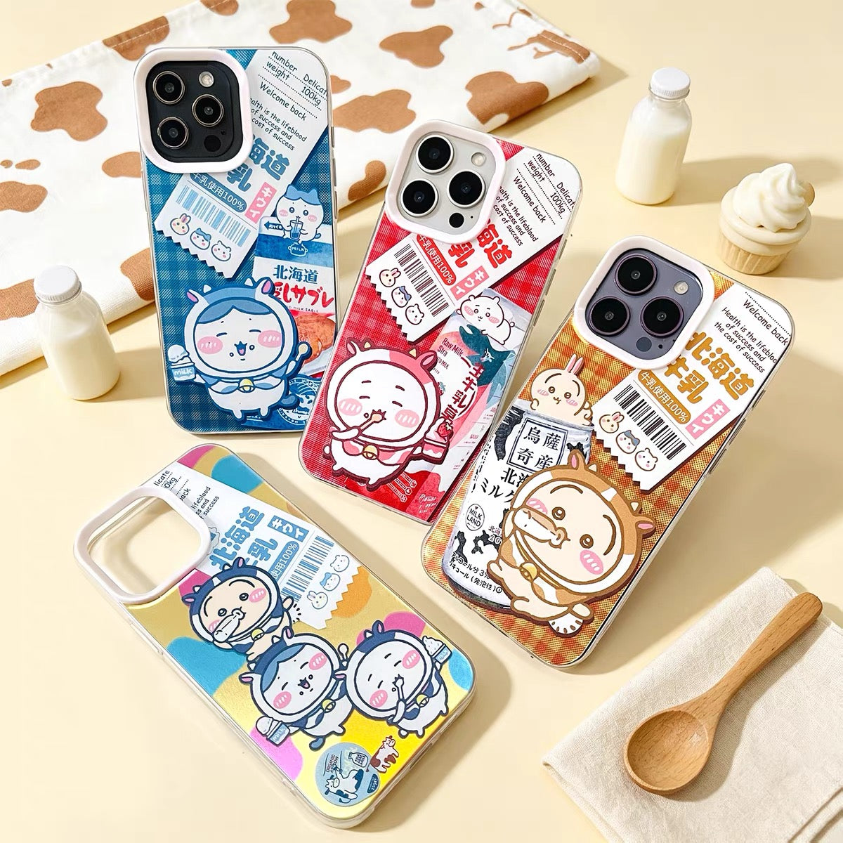 Japanese Cartoon Sanrio メリーゴーランド | クロミと仲間たち レーザーカラークリア - iPhone ケース 11 12 13 14 15 16 Pro Promax