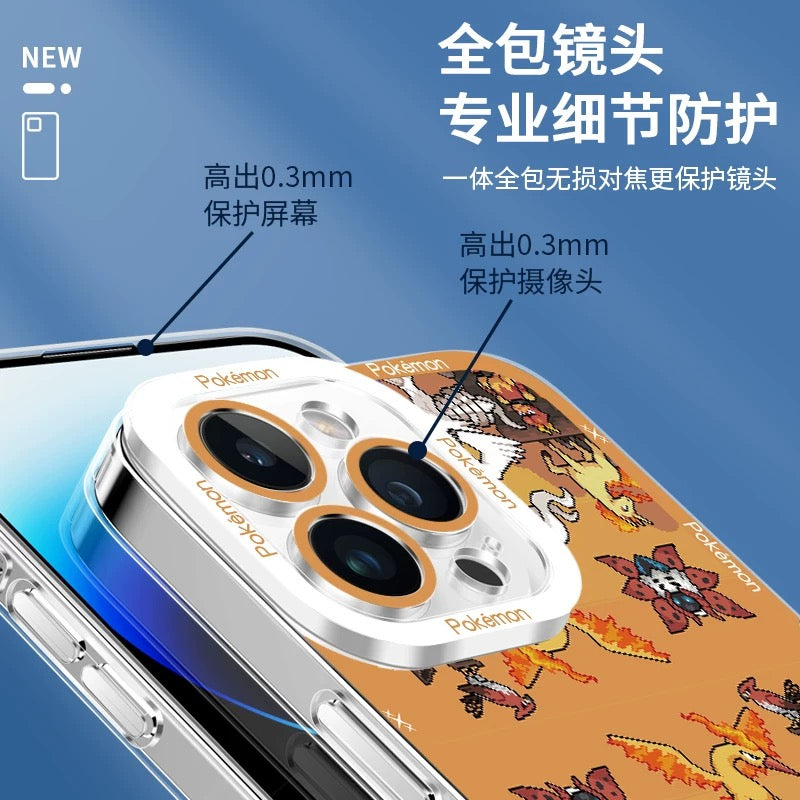 Japan Cartoon Pokemon Pixel Group Verison | Fairy Type - iPhone Case 6 7 8 PLUS SE2 XS XR X 11 12 13 14 15 16 16e Pro Promax 12mini 13mini - KawaiiGiftLand