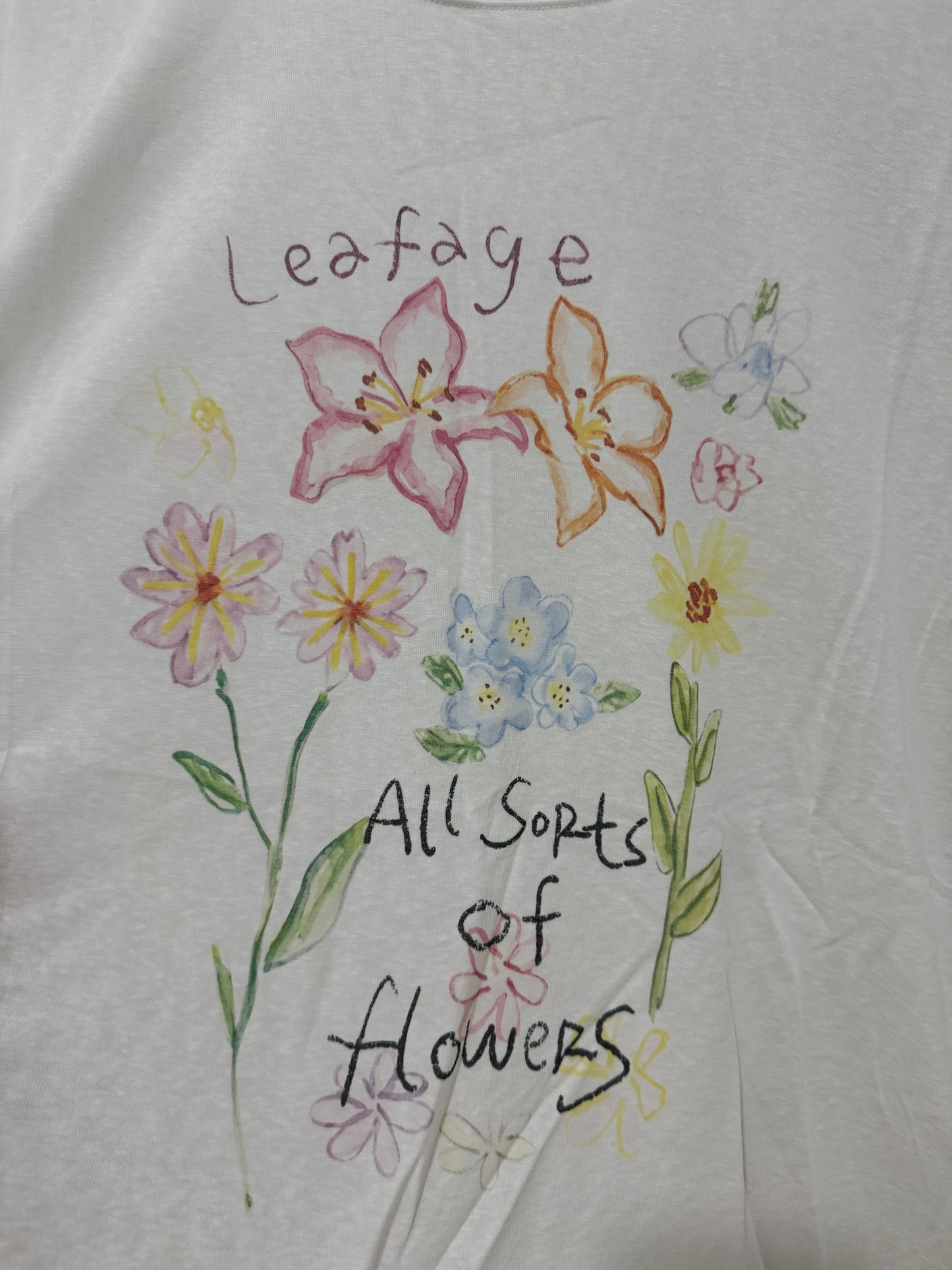 Korean Fashion Garden Style Long-sleeved Sun Protection T-Shirt Series | Leafage with Flowers - Kawaii Fashion Items