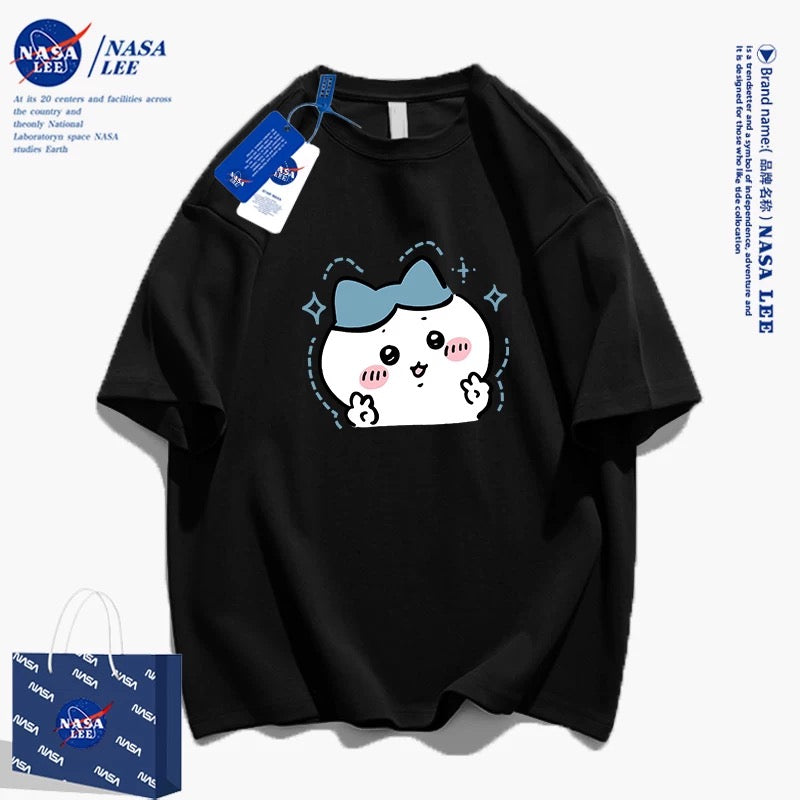 Japanese Cartoon ChiiKawa Casual Style T-Shirt Series | Hachiware Yeah - Kawaii Fashion Items