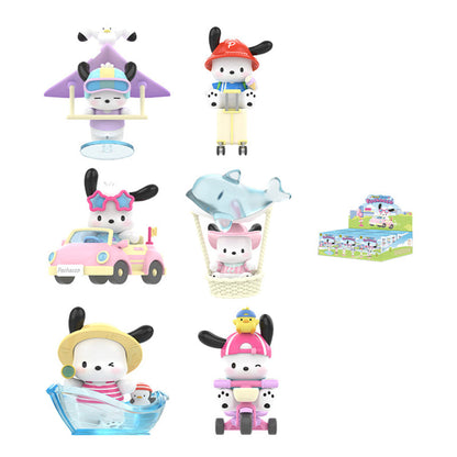 TOPTOY Pochacco Travel Diary Series all 6 blind box designs displayed on white background