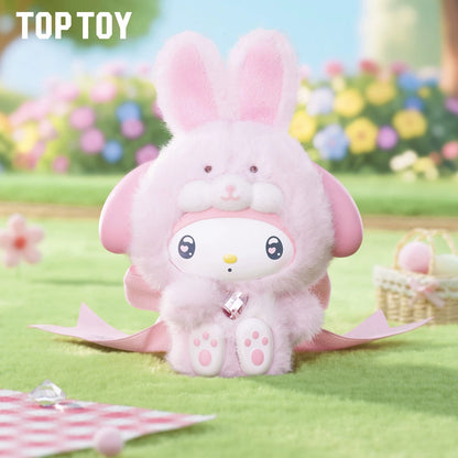 TopToy Sanrio Characters Diamond Bunny Baby | Hello Kitty My Melody Kuromi Cinnamoroll Pompompurin Pochacco - Collectable Toys Mystery Blind Box