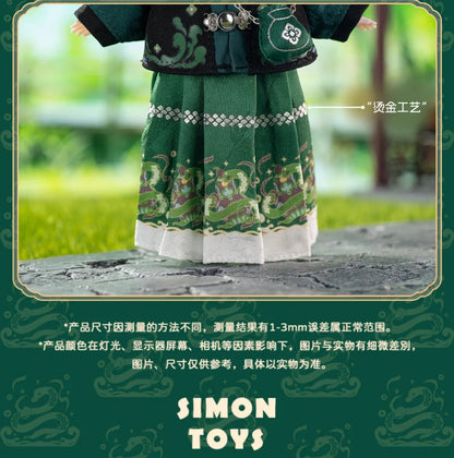 Simon Toys Chinese Traditional Outfits Set | Special Colour of Snake Year - 1/12 ob11 11cm BJD Doll Ball Joint Doll