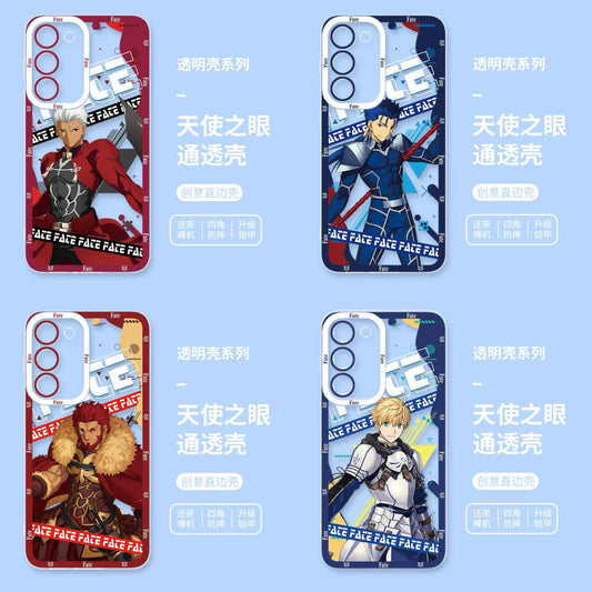 Japanese Anime Fate Stay Night | EMIYA Cu Chulainn Setanta Iskandar Alexander Arthur Pendragon Saber - Phone Case Samsung Galaxy S26 S25 S24 S23 S22 S21 FE Ultra Edge