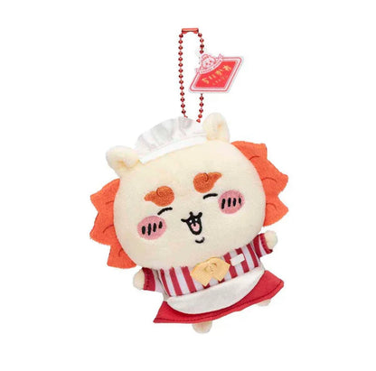 Japan ChiiKawa Restaurant Serise | ChiiKawa Hachiware Usagi Momonga Kurimanju Rakko Shisa Crab - Mini Plush Doll 10cm Keychain