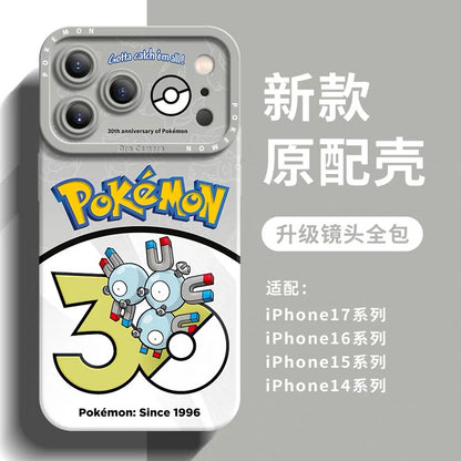 Japanese Cartoon Pokemon Silicone Case Pokemon 30 Anniversary Version Part5 | Gengar Dragonite Snoriax Gyarados Starmie Golem Marowak Magneton 8 Styles - Phone Case Samsung Galaxy S26 S25 S24 S23 FE Ultra Edge