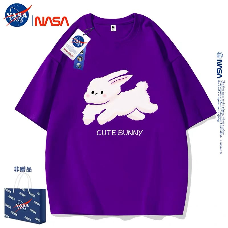 Cute Animals Rabbit Style T-Shirt Series | Cute Bunny Running Part2 - Kawaii Fashion Items for Child & Adult