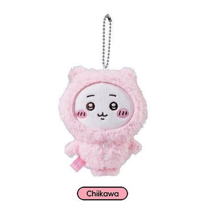 ChiiKawa X Miniso | ChiiKawa Hachiware Usagi Pajamas Keychain - Kawaii items Room Decoration doll