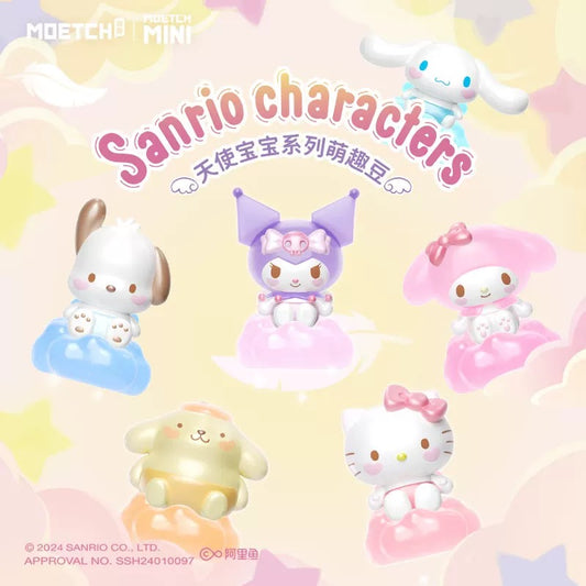 Sanrio Characters Sweet Angel Beans Mini Series | Hello Kitty My Melody Kuromi Cinnamoroll Pompompurin Pochacco - Kawaii Collectable Toys Toy Collection