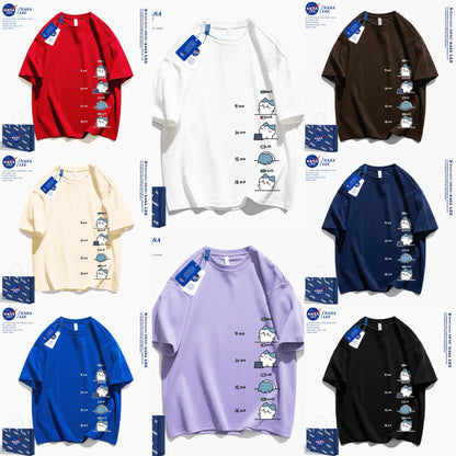 Japanese Cartoon ChiiKawa Casual Style T-Shirt Series | Hachiware Working Time - Kawaii Fashion Items