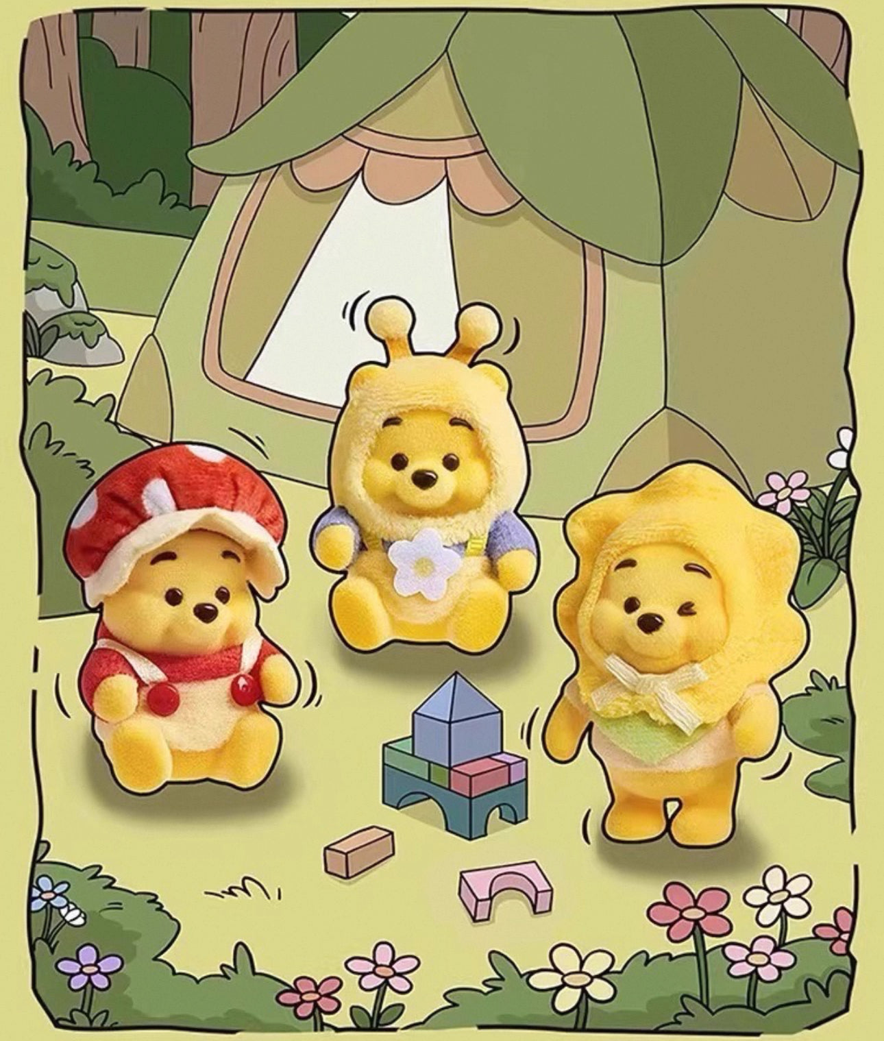 Miniso x Winnie The Pooh | Touching Garden  - Vinyl Doll Collectable Toys Mystery Blind Bag