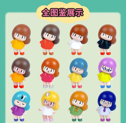Mamuang Mini Figure | Mini Vinly Figure Vintage Cute Girl - Collectable Toys Mystery Blind Box