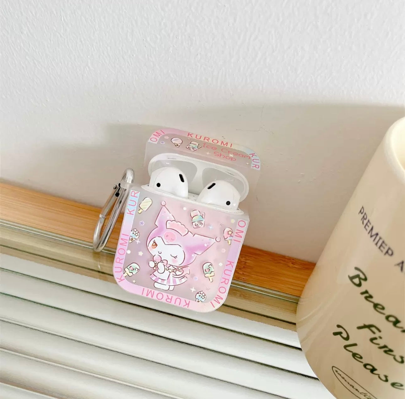 Japanese Cartoon Dreamy Pastel Colour Hello Kitty My Melody Kuromi Cinnamoroll Pompompurin AirPods AirPodsPro AirPods3 Case