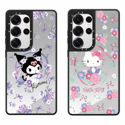 Cute Cartoon Spring Flower | Hello Kitty Kuromi - Phone Case Samsung Galaxy S25 S24 S23 Ultra