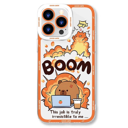 Cute Animal Capybara | Part4 8 Styles - iPhone Case PLUS SE2 XS XR X 11 12 13 14 15 16 16e 17 17e Pro Promax 12mini 13mini