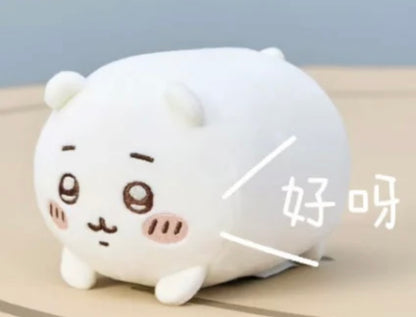 ChiiKawa X Miniso | ChiiKawa Hachiware Usagi Momonga Stacked Plush Doll - Kawaii items Room Decoration doll