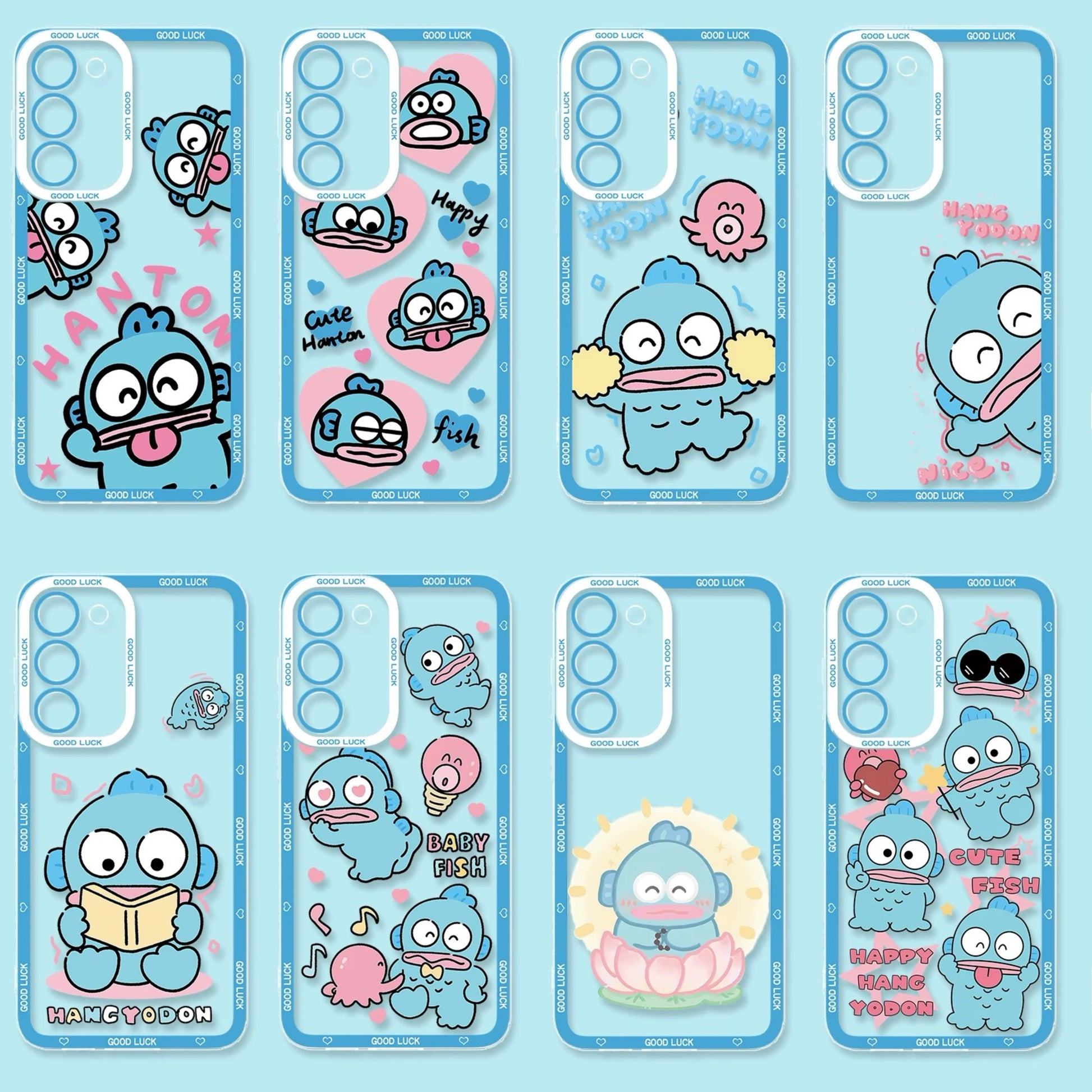 Japan Cartoon Hangyodon | Happy Fun Daily 8 Styles - Phone Case Samsung Galaxy S26 S25 S24 S23 S22 S21 FE Ultra Edge
