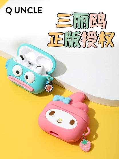 Sanrio Silicone Aipods Case | Hello Kitty My Melody Kuromi Cinnamoroll Hangyodon - Airpods AirpodsPro Airpods3 AirpodsPro2