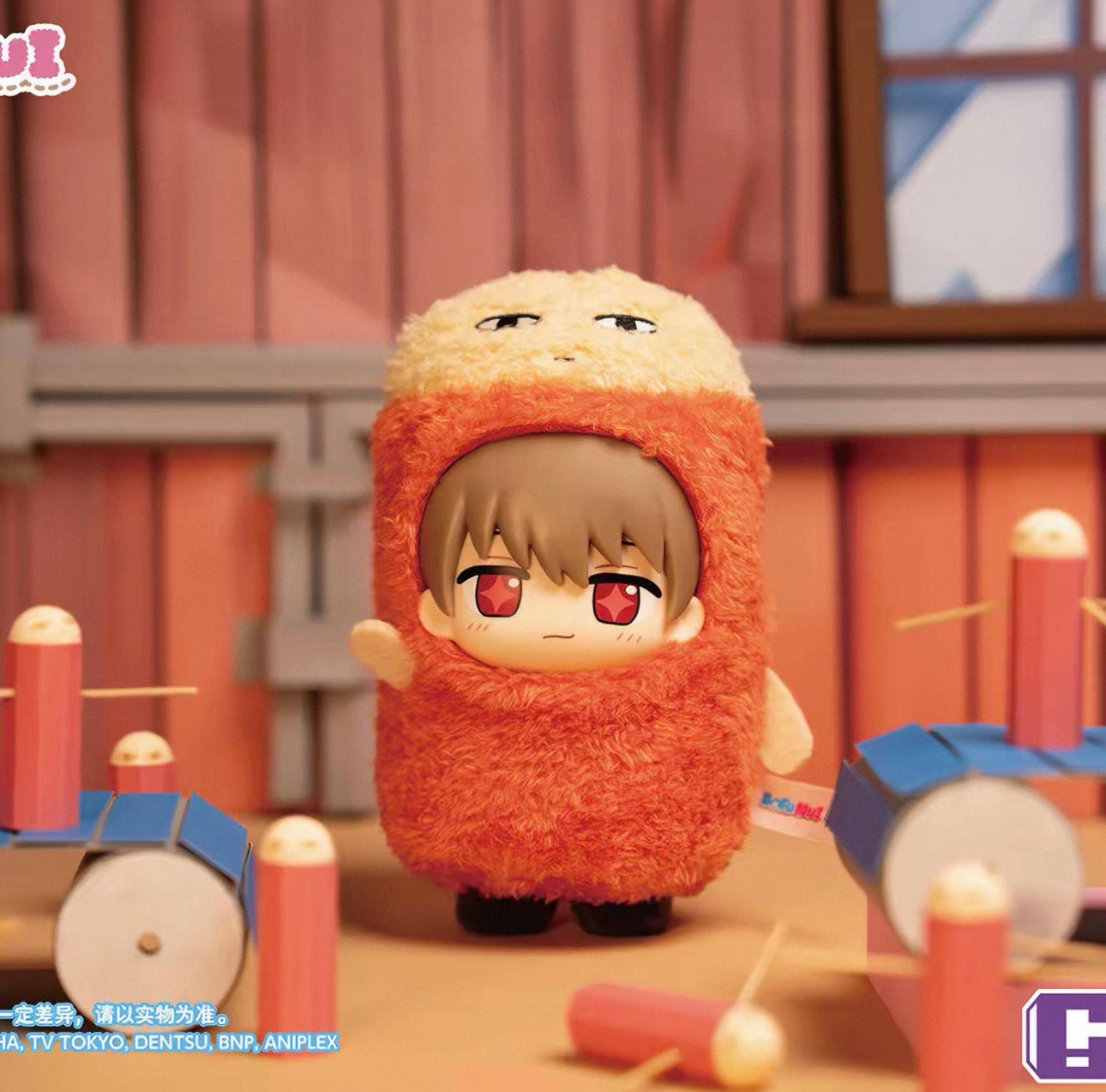 Top Toy X Gintama Part 1 Series SofuNui | Gintoki Kagura Shinpachi Sougo Kotarou Toushirou - Vinyl Face Plush Doll Figure Keychain Collectable Toys Mystery Blind Box